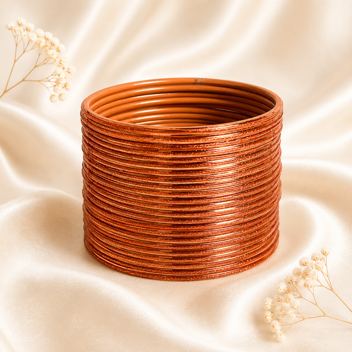 Turkey Glitter Metal Bangles