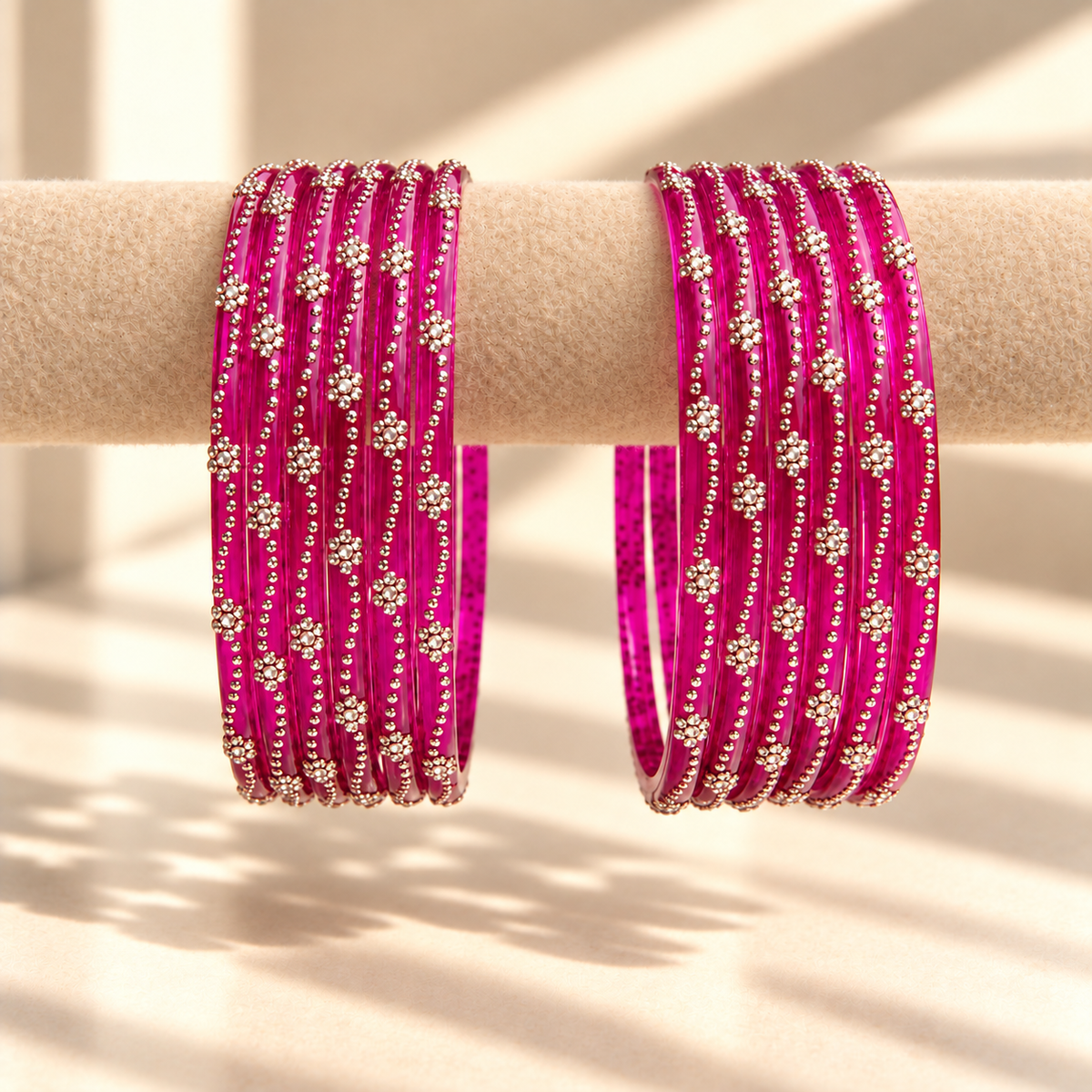Mini Bloom Glass Bangles