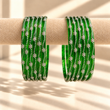 Mini Bloom Glass Bangles
