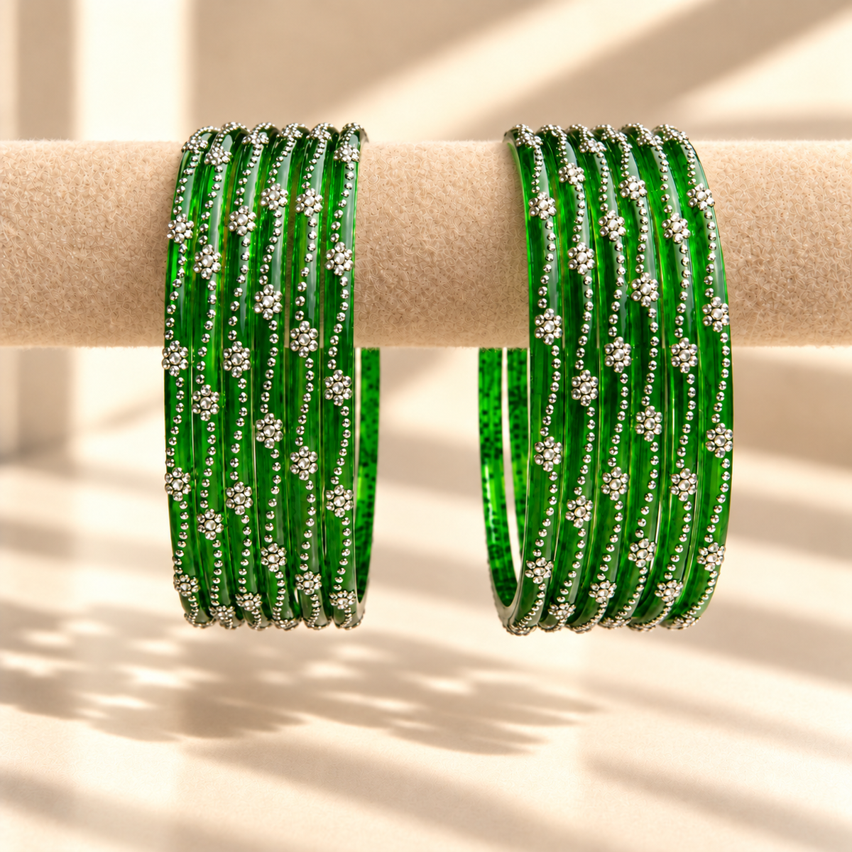 Mini Bloom Glass Bangles