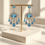 Elegant Oval Drop Earrings