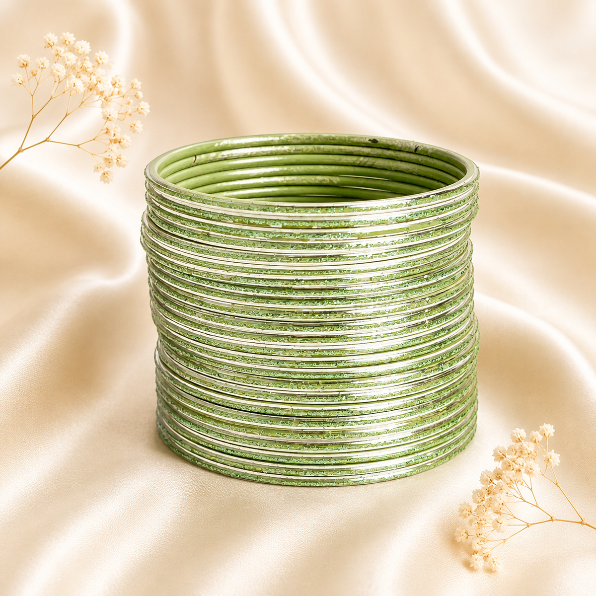 Turkey Glitter Metal Bangles