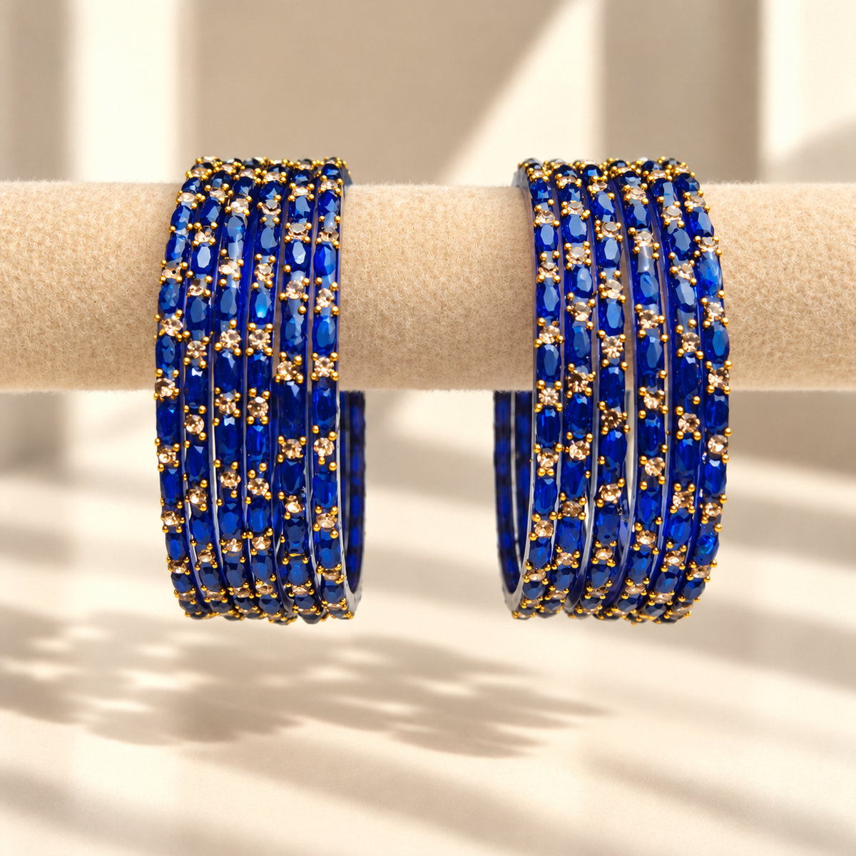 Sparkle Line Stone Bangles