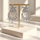 Blooming Circle Drop Earrings