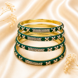 Leaf And Shadow Stone Kada