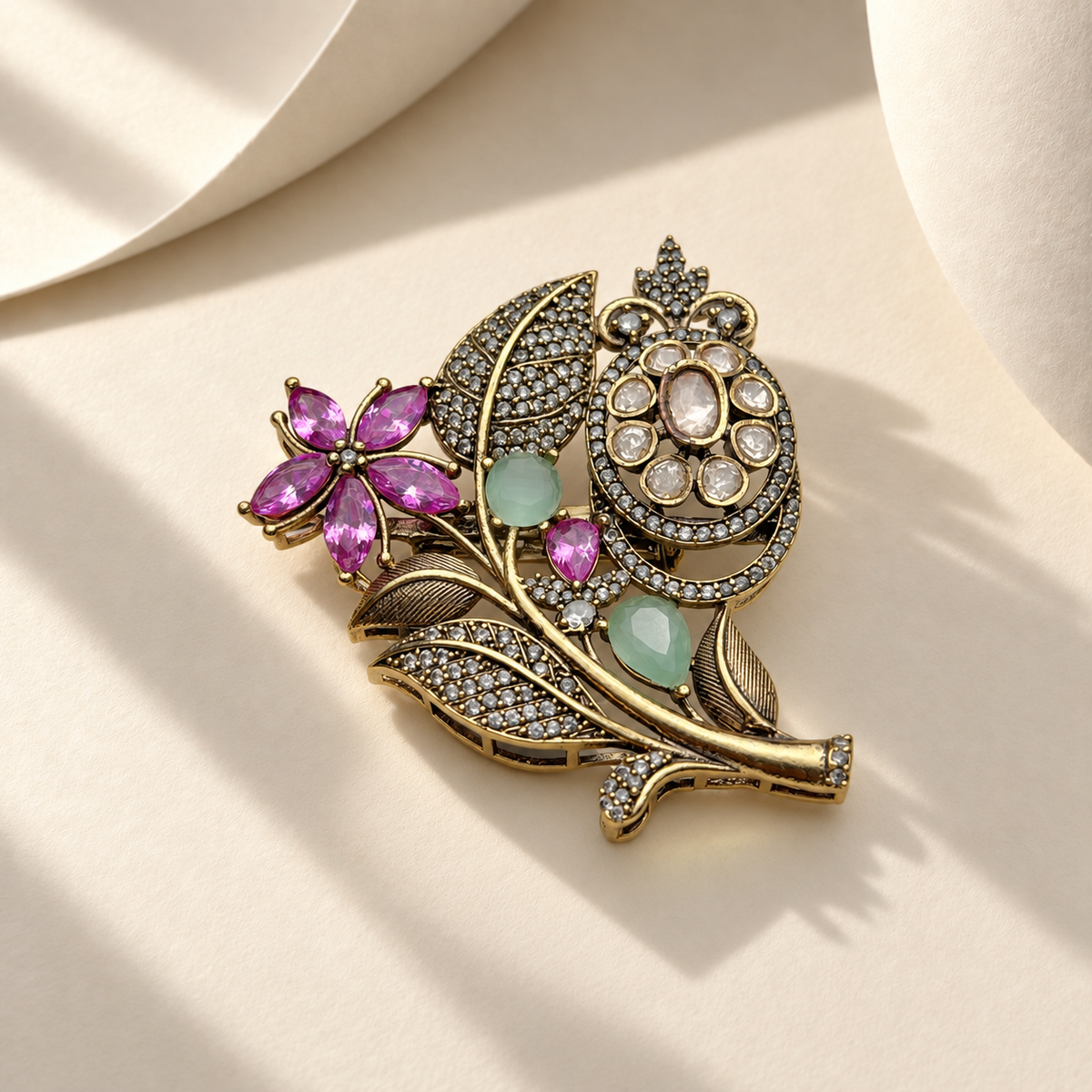 Garden Flower Brooch