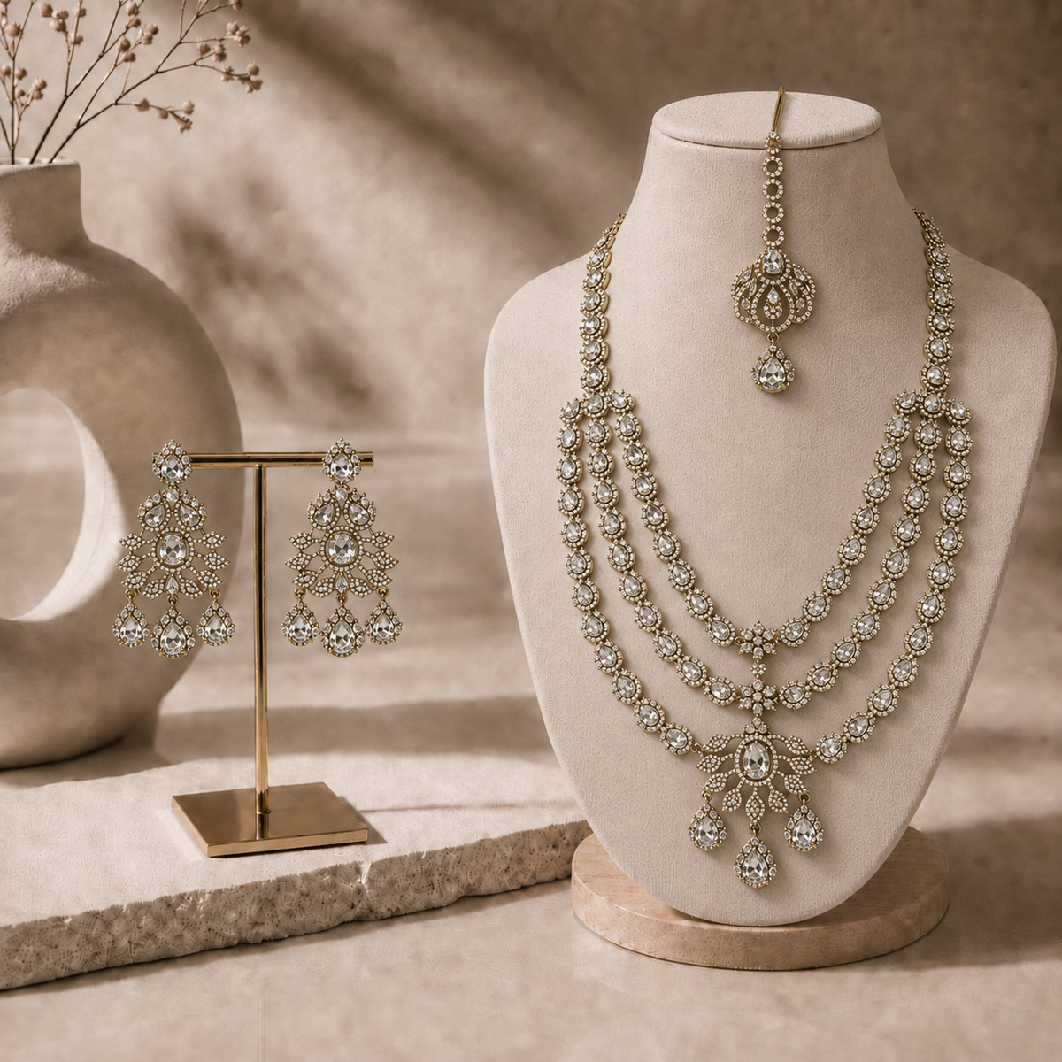 Centrepiece Drop Necklace Set