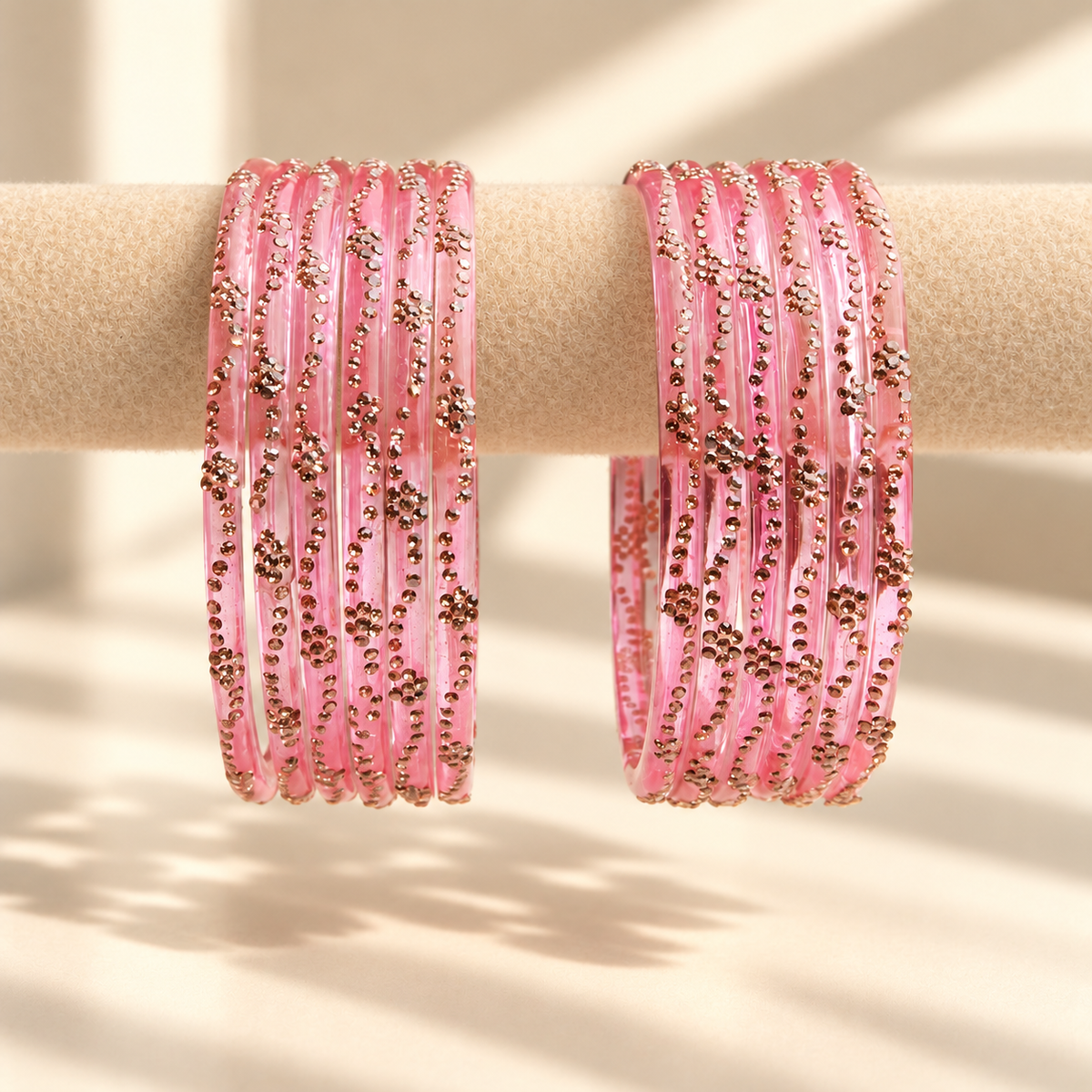 Mini Bloom Glass Bangles