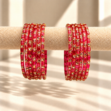Sparkle Line Stone Bangles