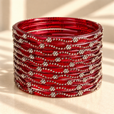 Mini Bloom Glass Bangles