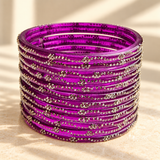 Mini Bloom Glass Bangles