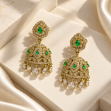Royal Floral Jhumka Earrings