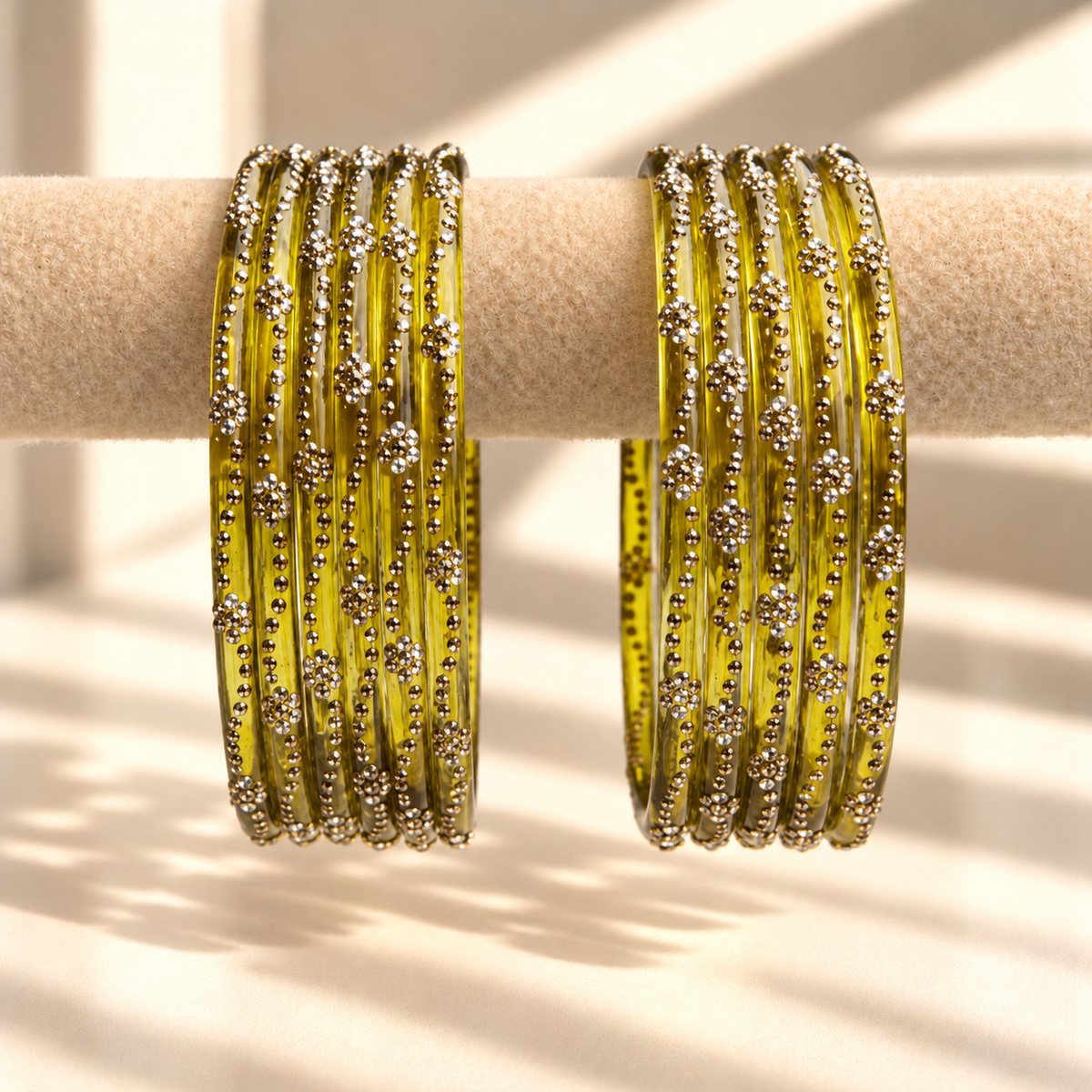 Mini Bloom Glass Bangles