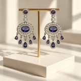 Elegant Oval Drop Earrings
