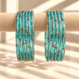 Mini Bloom Glass Bangles
