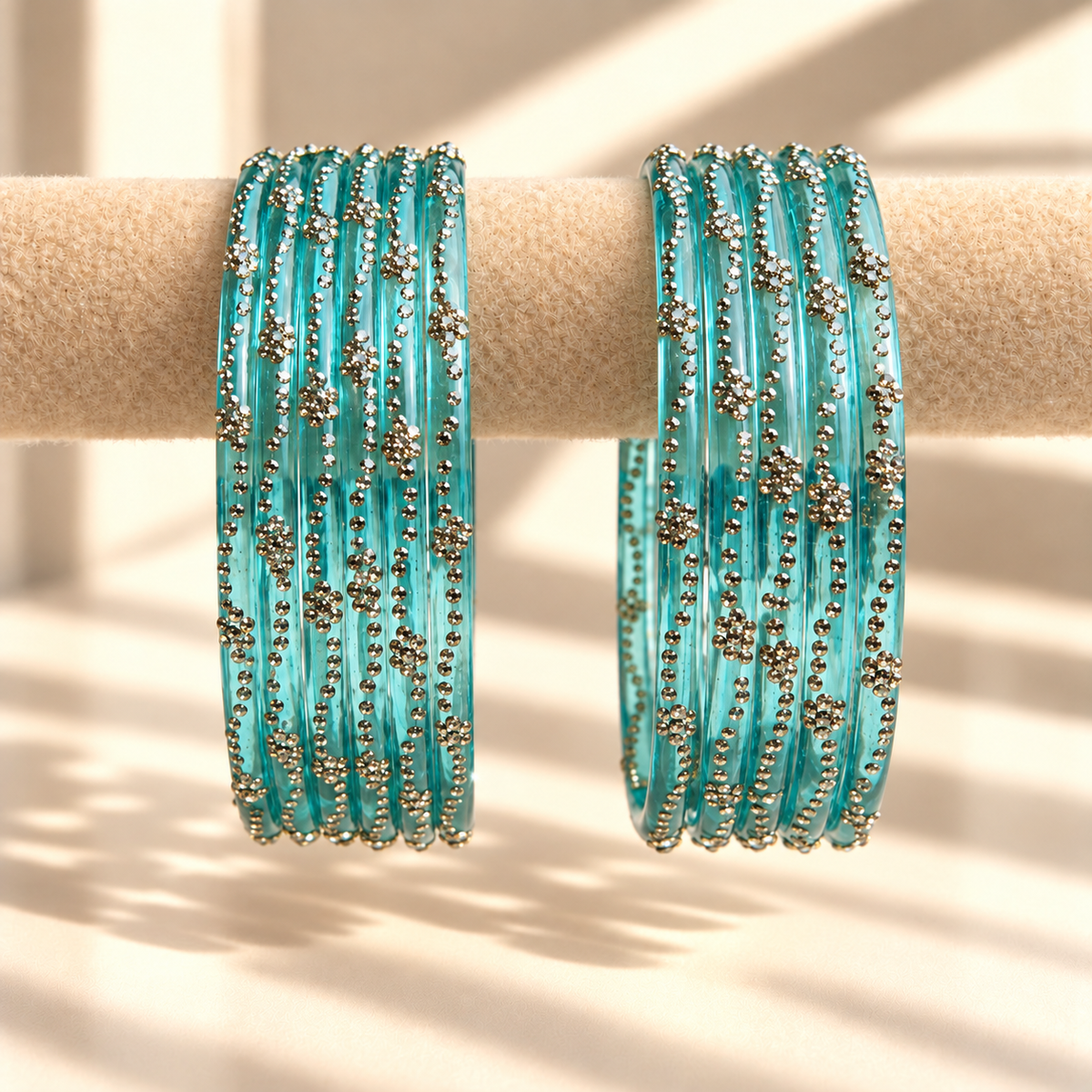 Mini Bloom Glass Bangles