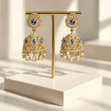 Royal Floral Jhumka Earrings