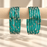 Mini Bloom Glass Bangles