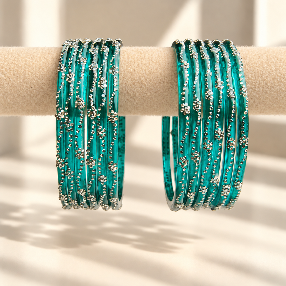 Mini Bloom Glass Bangles