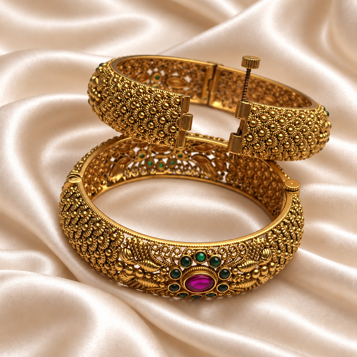 Rajwada Heritage Floral Kada