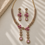 Twin Drop Motif Jewellery Set