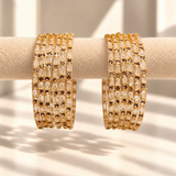 Sparkle Line Stone Bangles