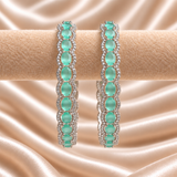 Oval Shape Ad Stone With Oval Frame Kada