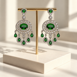 Elegant Oval Drop Earrings