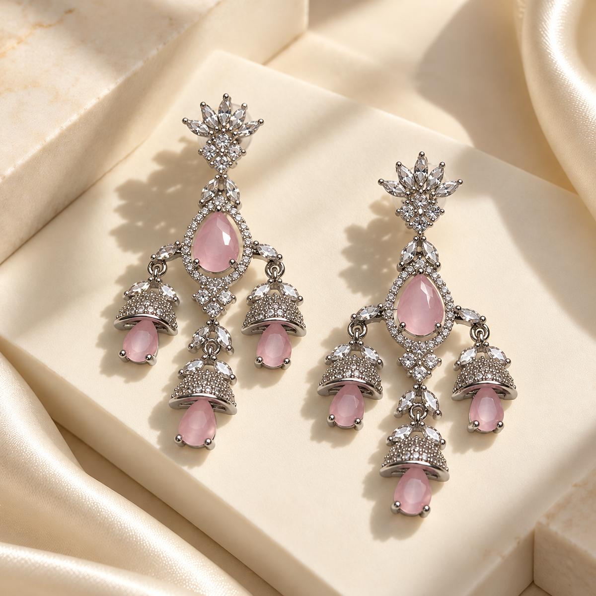 Royal Floral Drop Earrings