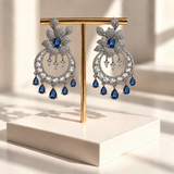 Blooming Circle Drop Earrings