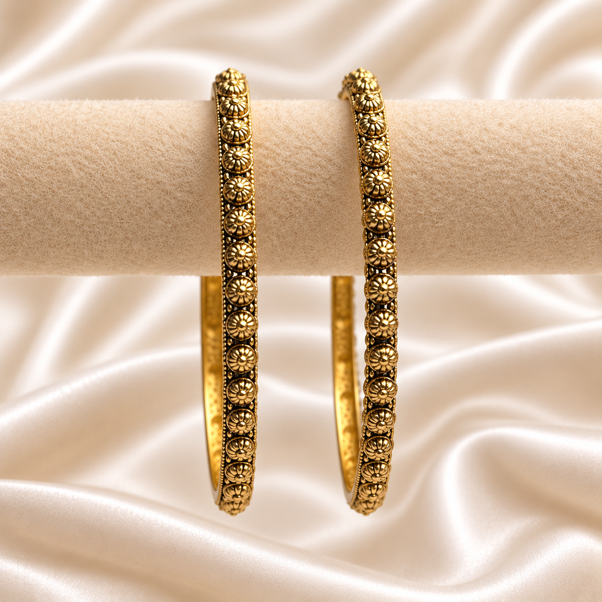 Beaded Edge Rajwada Bangles