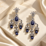 Royal Floral Drop Earrings