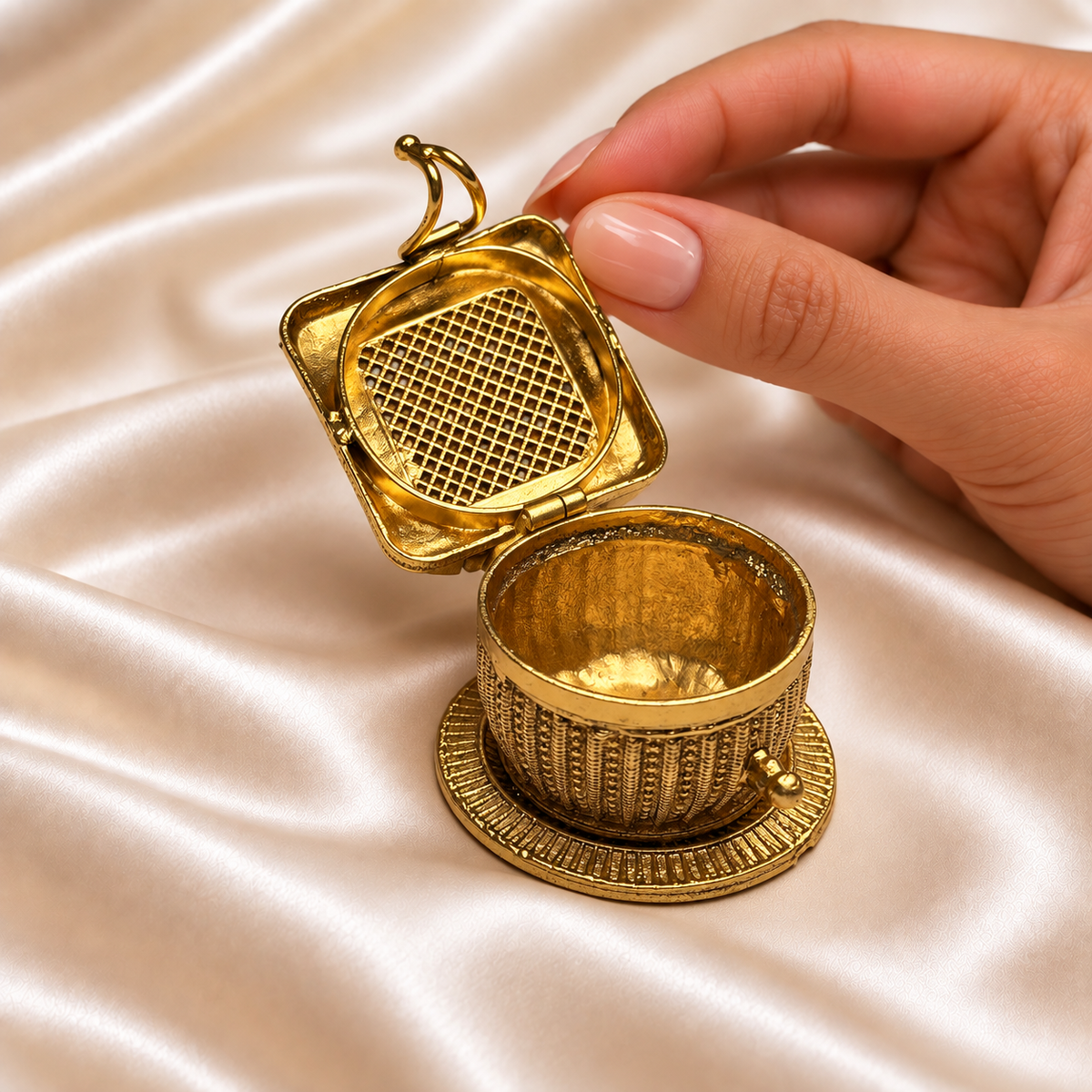 Elephant Crest Sindoor Box