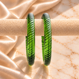 Spiral Cutting Design Glass Kada