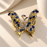 butterfly shape AD Kundan Brooch