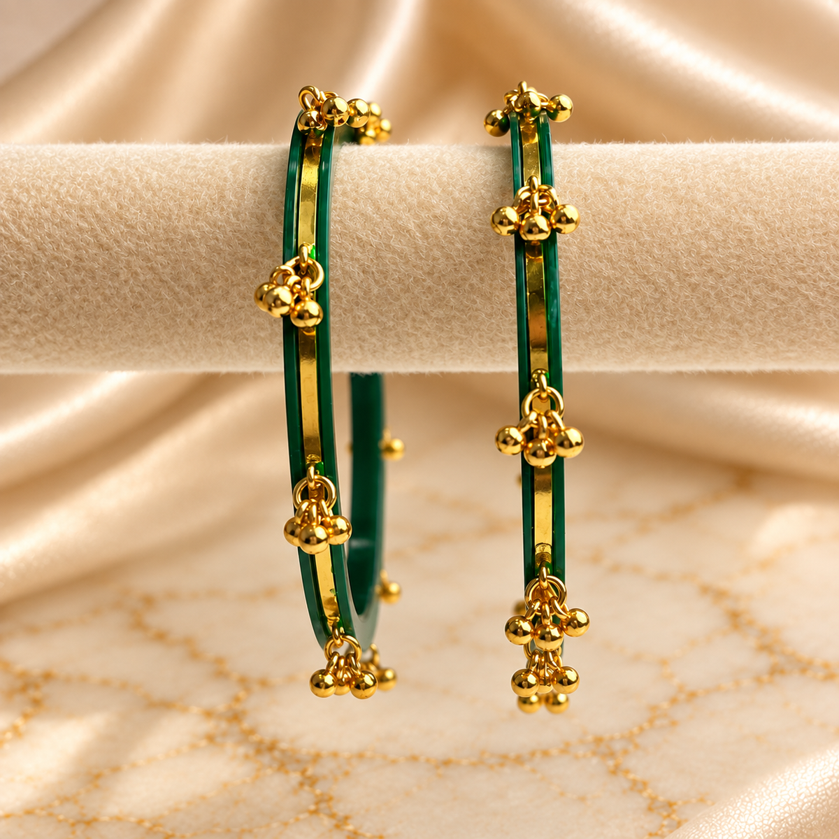 Ghungroo Line Acrylic Bangles