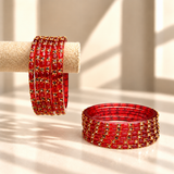 Sparkle Line Stone Bangles