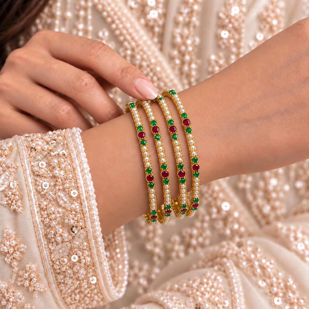 Pearl Bangles