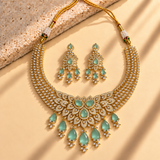 Leafwork Stone Necklace Set