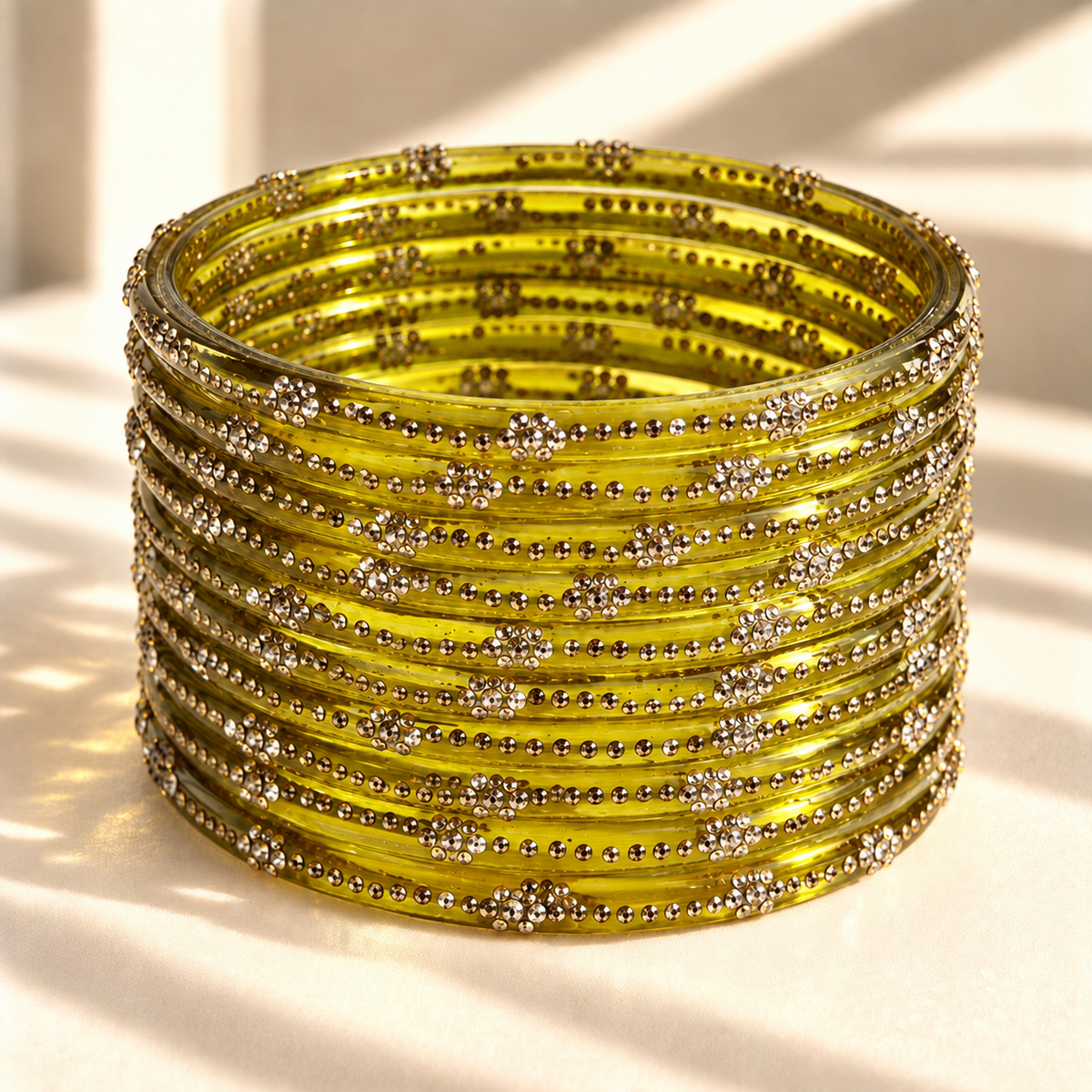 Mini Bloom Glass Bangles