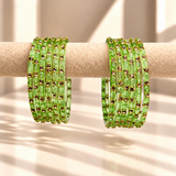Sparkle Line Stone Bangles