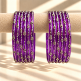 Mini Bloom Glass Bangles