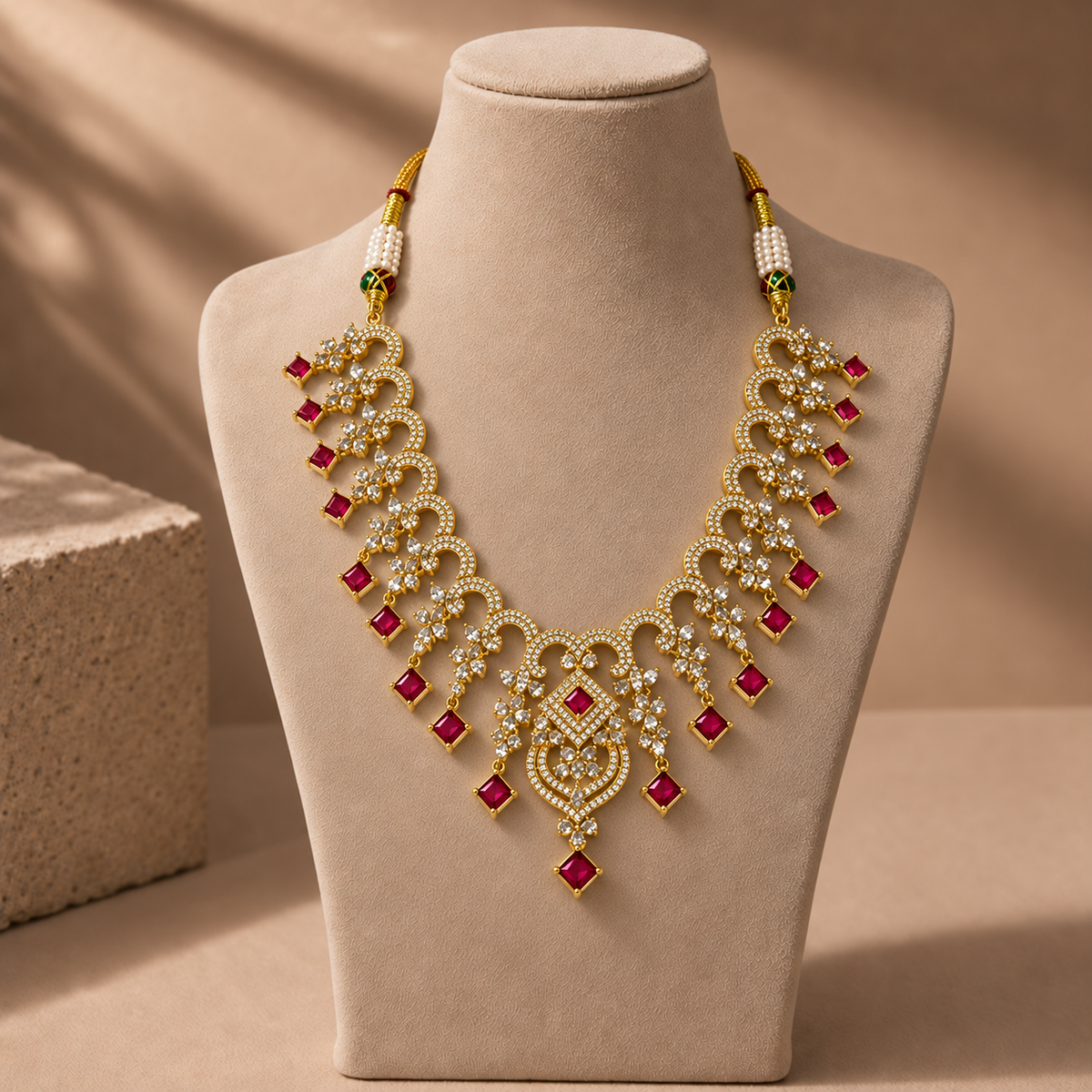 Graceful Curve Necklace Set