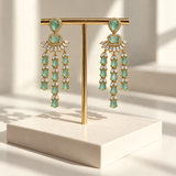 Elegant Three-Line Earrings