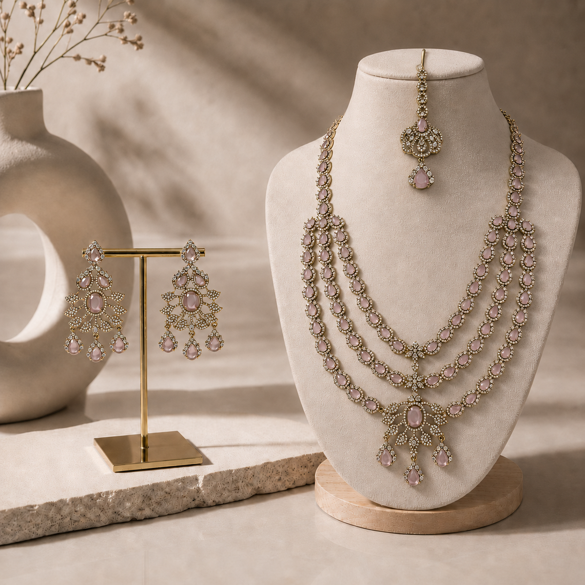 Centrepiece Drop Necklace Set