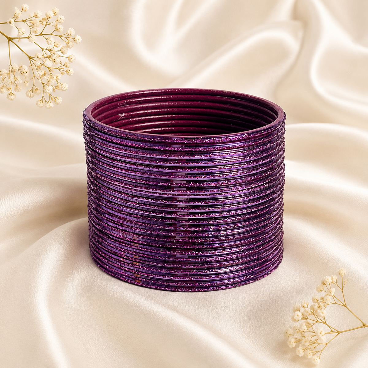 Turkey Glitter Metal Bangles