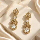 Pretty Flower Drop Earrings
