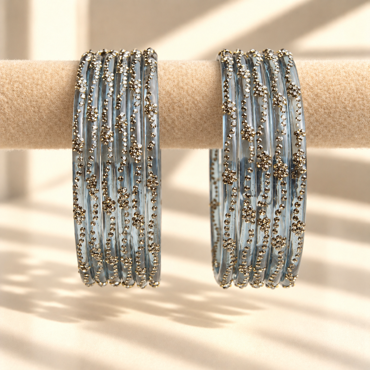 Mini Bloom Glass Bangles