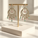 Beautiful Flower Drop Earrings