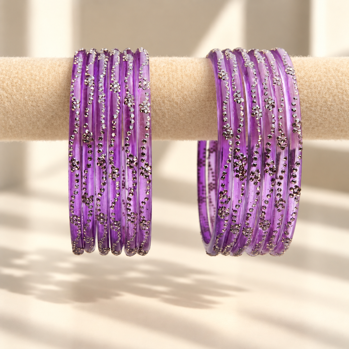 Mini Bloom Glass Bangles